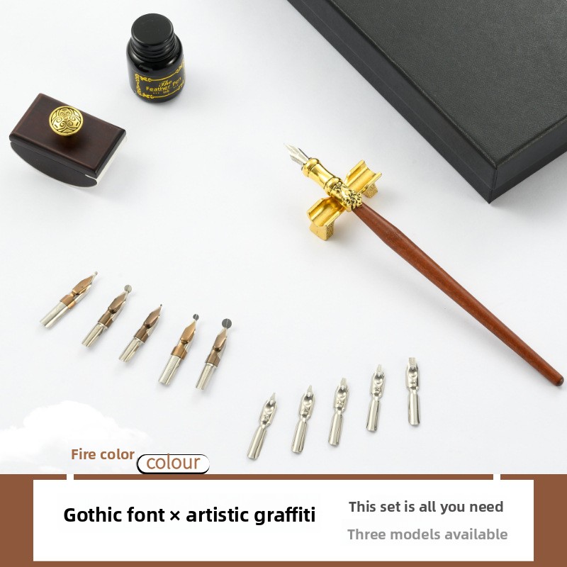 Retro Ahşap Çubuklu Dip Kalem  - Writing Tools incelemesi ve fiyatı