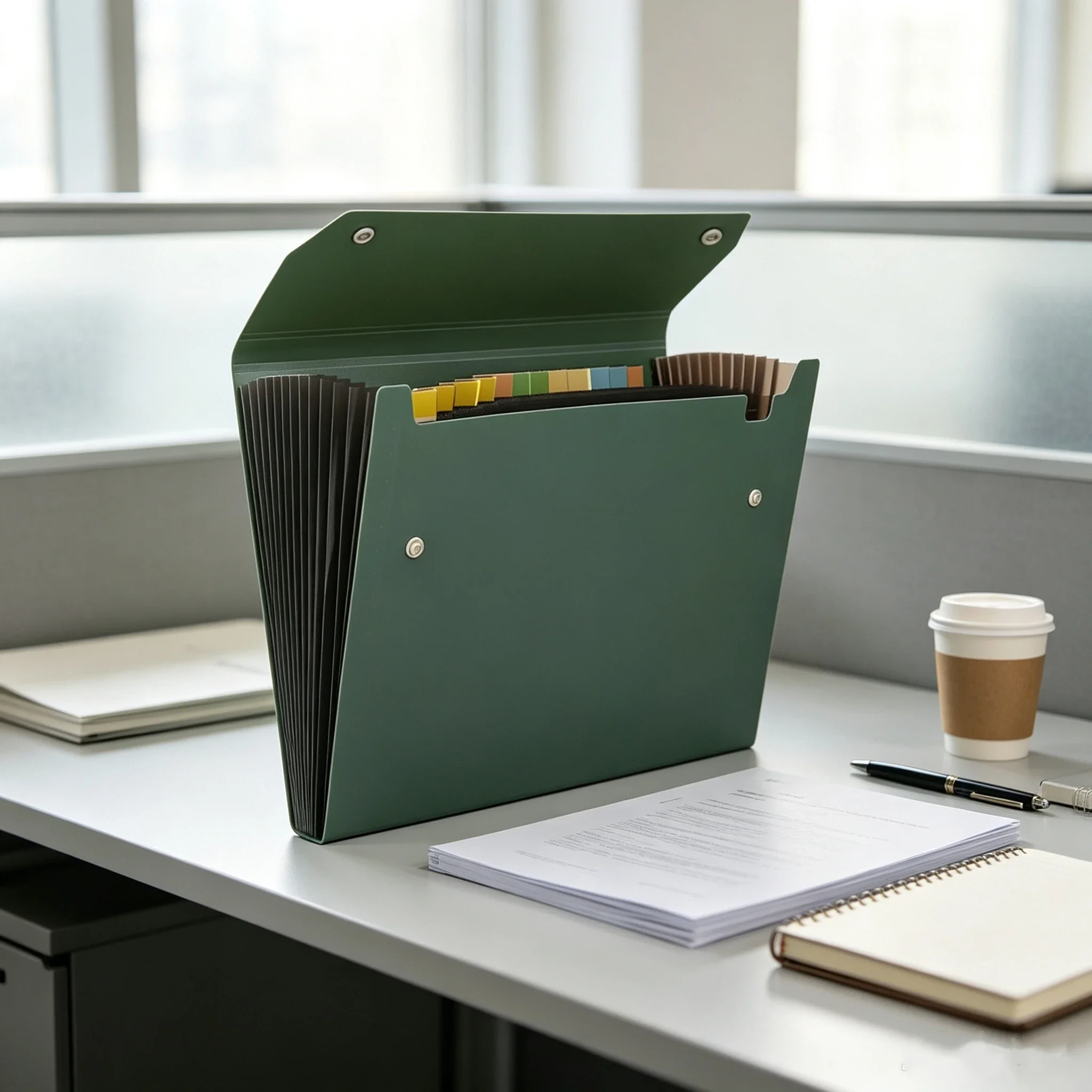 13 Bölmeli A4 Boyutunda Genişl - Expandable Accordion File Folder 13 Pockets incelemesi ve fiyatı